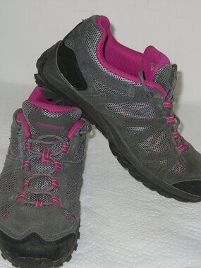 Bearpaw Olympus Shoes Women’s Size 10 Gray Pink Hiking Trail Walking Outdoors